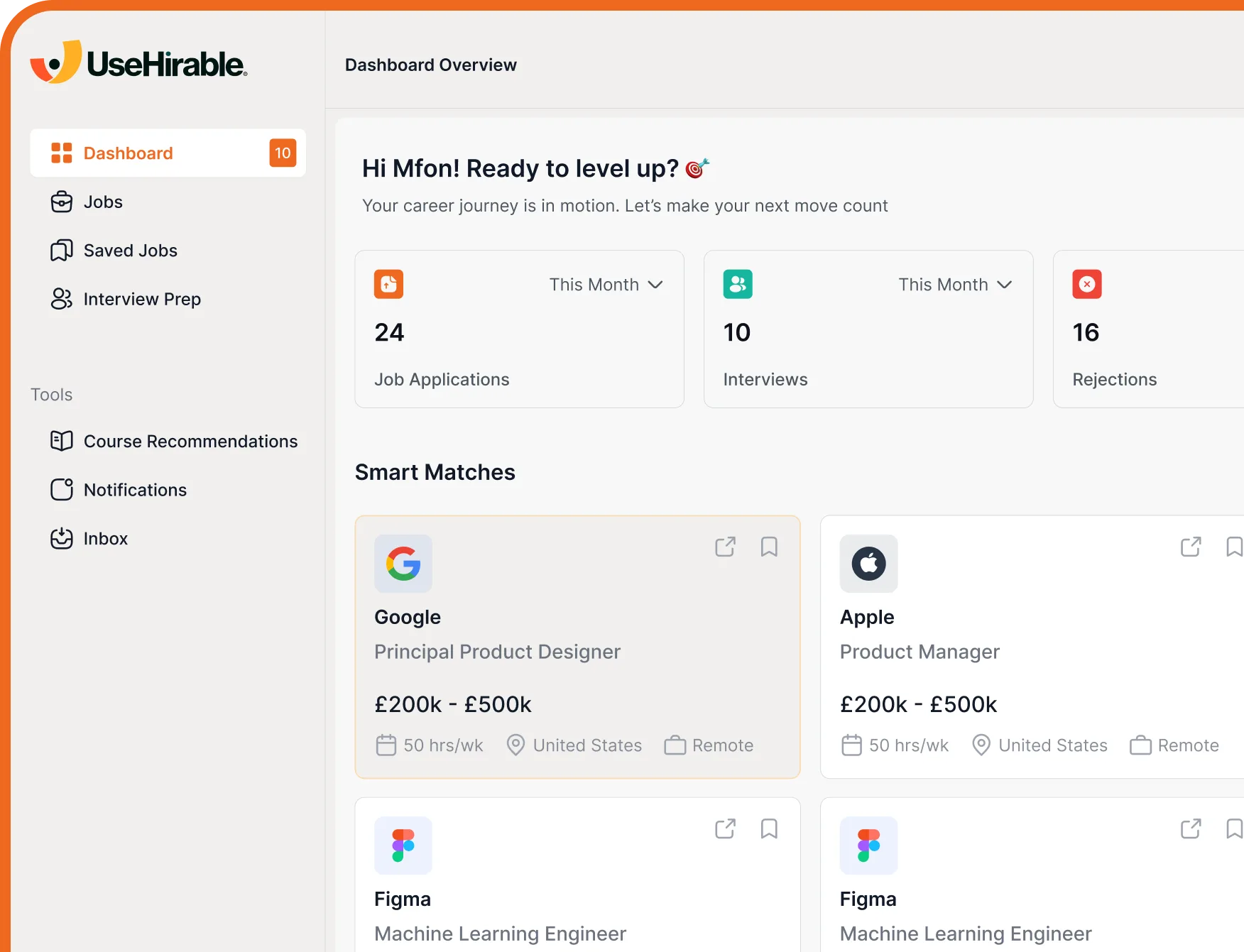Dashboard preview